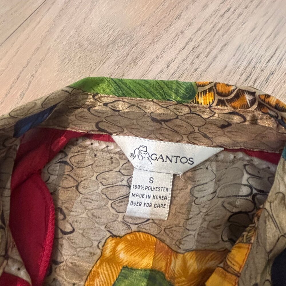 Vintage Gantos Multi-Colored Blouse - Picture 2 of 5